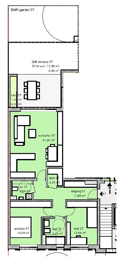3 Zimmer Wohnung 90 qm Garten Provisionsfrei in Vilsbiburg in Vilsbiburg