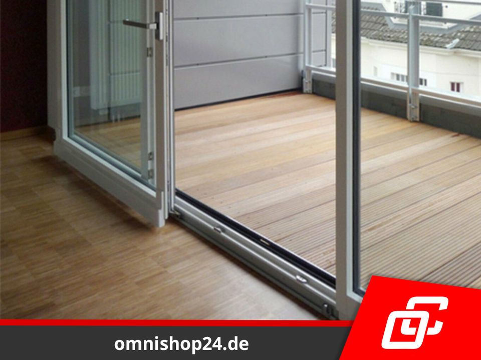 Kunststoff Tür 1700x2300 Weiß Fenster PSK Terrassentür nach Maß PVC Parallel-Schiebe-Kipp Balkontür aus Polen Schiebetür Kunststofffenster Kippfenster Schiebe-Kipp-Tür in Görlitz