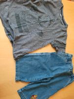 BOB BAUMEISTER Jeans Shorts + TSHIRT GR 128 Niedersachsen - Eime Vorschau