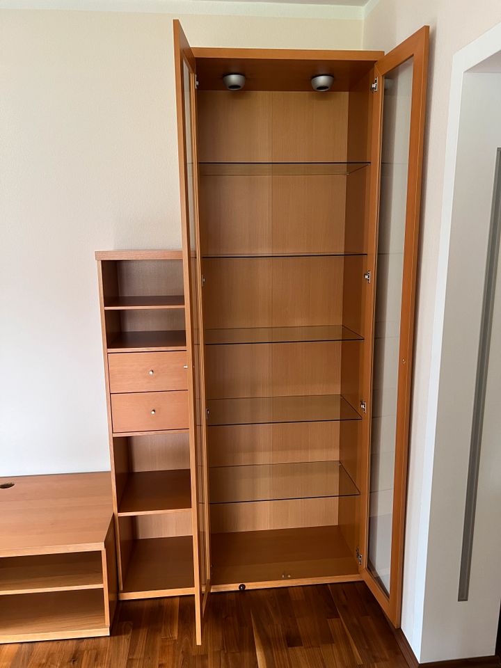 Wohnzimmer Schränke Schrankwand Ikea Buche furniert in Hagen