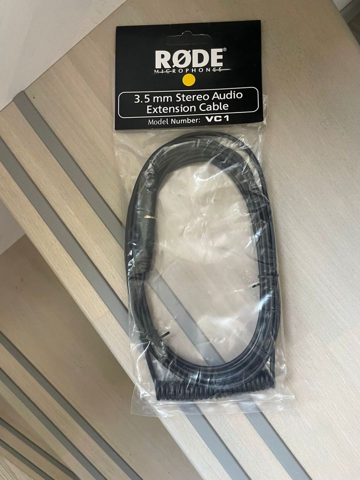 Rode Microphones 3.5mm Stereo Audio Extension Cable in Wendeburg