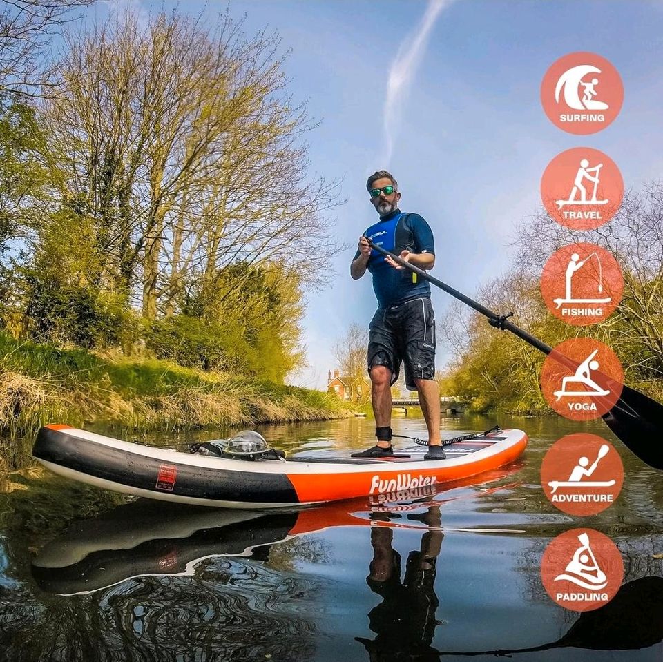 ⭐Neu | XXL Stand Up Paddle Board | 335x84x15cm | Bel. 150kg in Augsburg