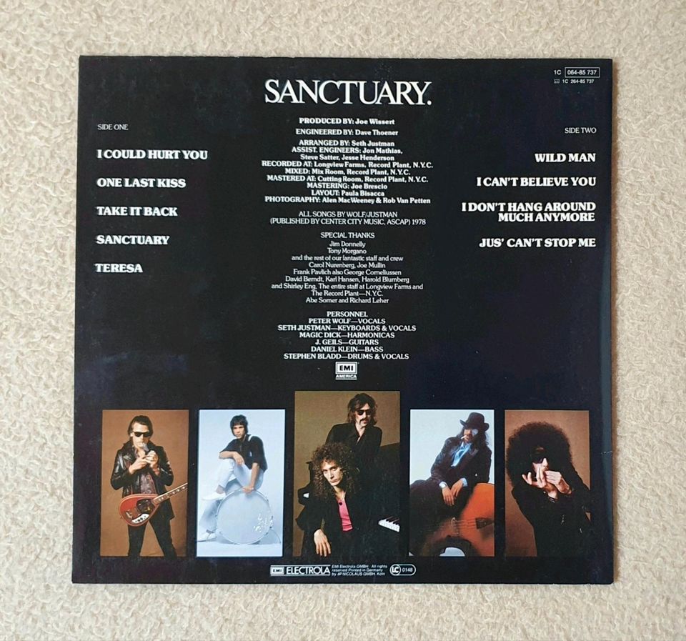 THE J. GEILS BAND ● Vinyl Schallplatte LP A Blues Rock Musik Band in Darmstadt