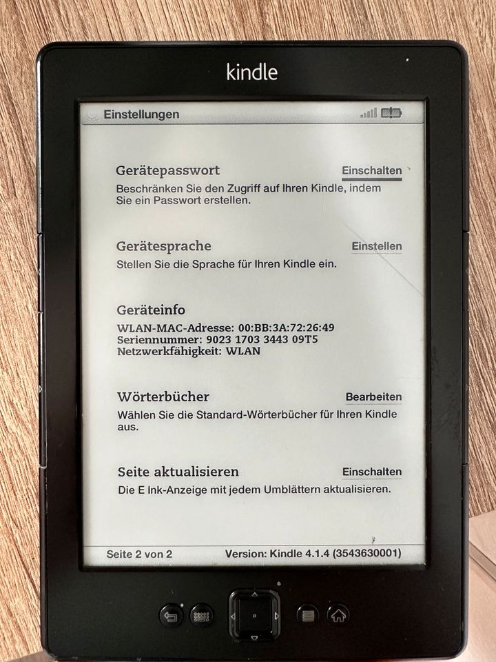 Amazon Kindle in Udestedt