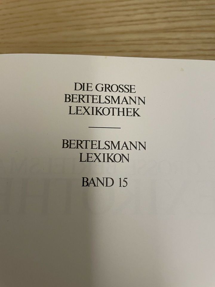 Die große Bertelsmann Lexikothek 15 Bände in Bad Neustadt a.d. Saale