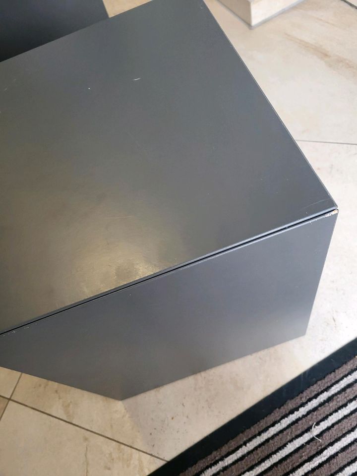 3 x Ikea Eket Regalen 35x30x35 dunkelgrau mit Wandschienen in Dortmund