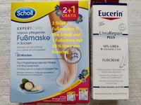 Fußpflege 3 x Fußmaske Scholl u. Fußcreme Eucerin - 2 Artikel NEU Bayern - Parsdorf Vorschau