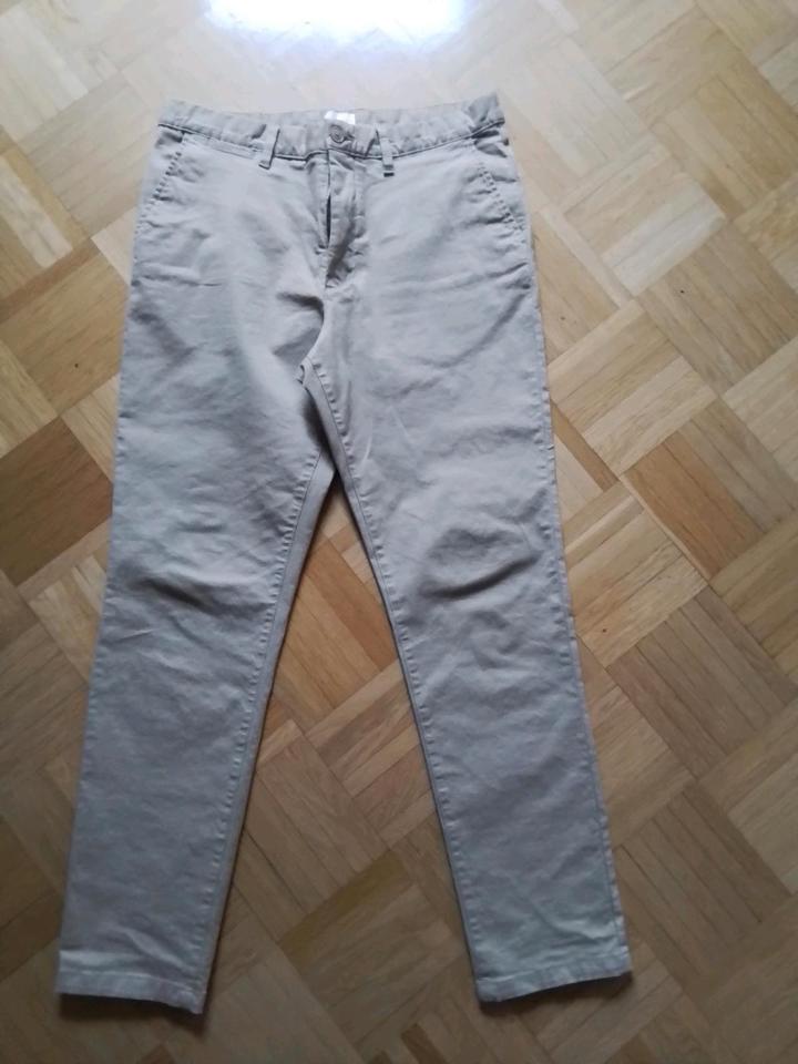 Chino Herren Hose von H&M Gr 32/32 slim fit neuwertig beige in Neufahrn