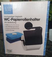 Neuer WC-Papierrollenhalter Edelstahl schwarz Baden-Württemberg - Massenbachhausen Vorschau