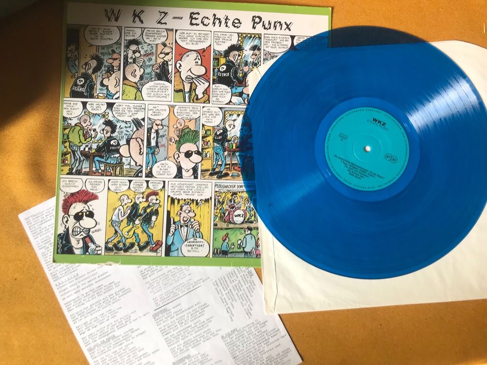 Vinyl Wkz echte punx dissonance records blue Blau Platte WKZ in Berlin