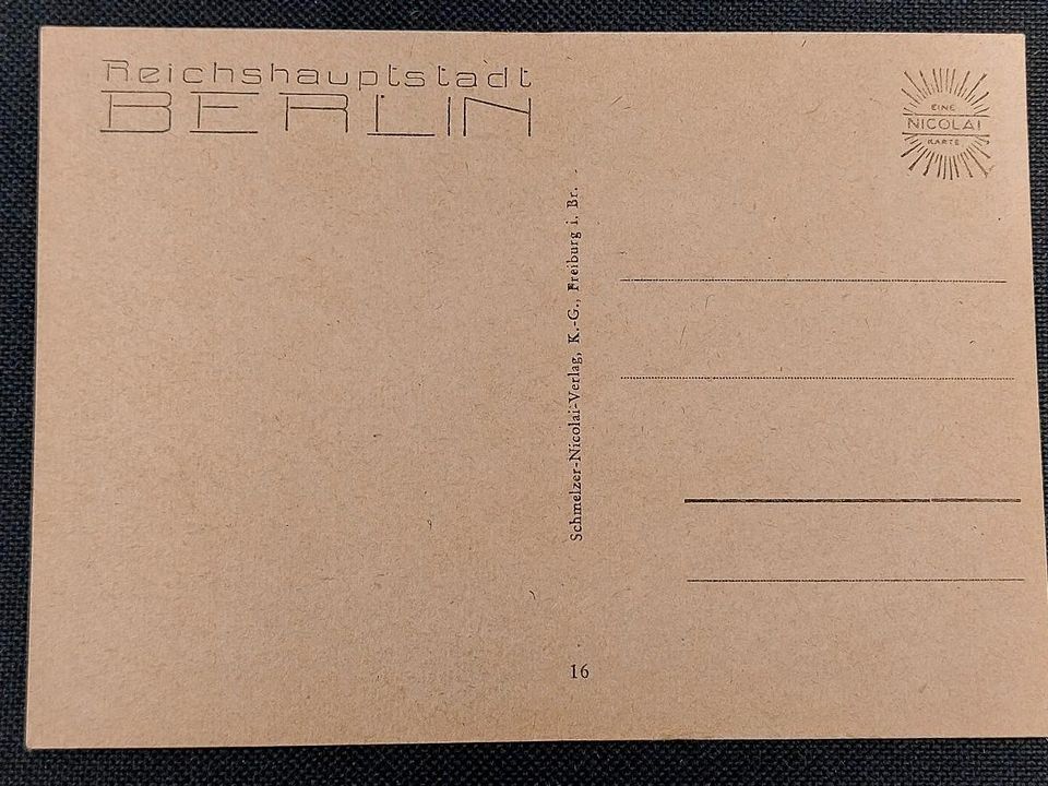 Reichshauptstadt Humboldt Universität alte Postkarte in Berlin