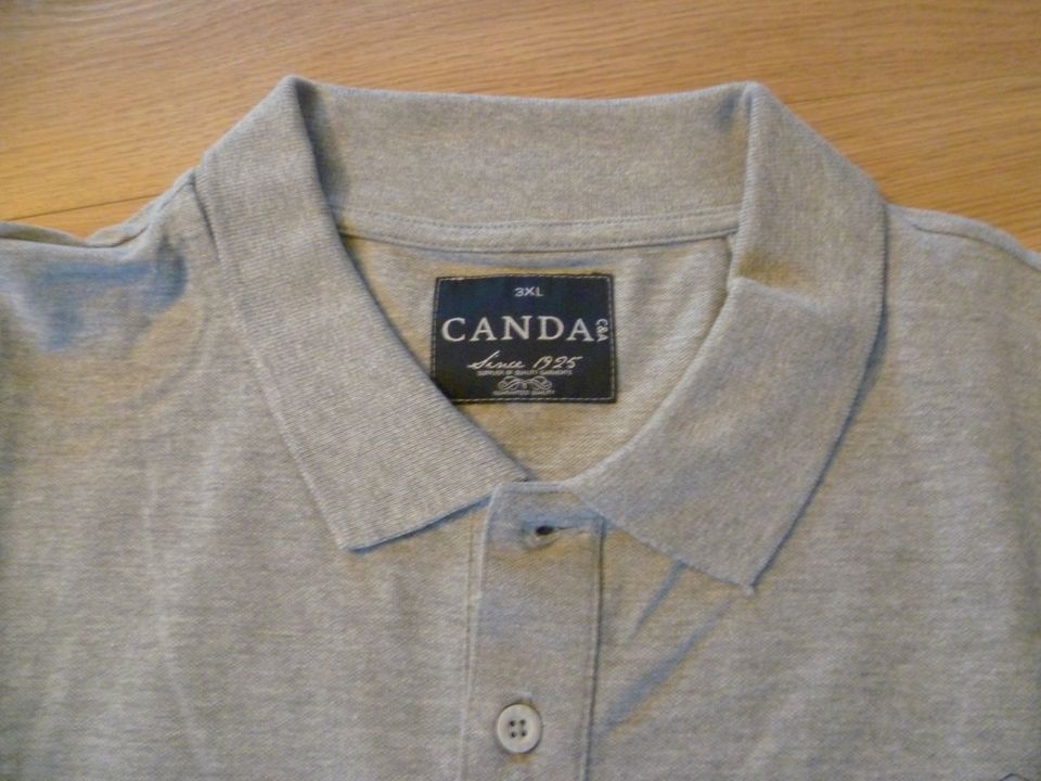 C&A, Canda, Poloshirt, T-Shirt, grau, 3XL in Haltern am See