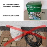 Außensteckdose-Zeitschaltuhr in Steinoptik / Dachrinnen-Schutz Bochum - Bochum-Nord Vorschau