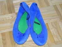 neon blaue Wildleder Optik Ballerinas Damenschuhe Gr.41 neuwertig Bayern - Krumbach Schwaben Vorschau