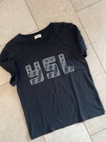 Original Yves Saint Laurent Logo Tshirt schwarz YSL Print S Nordrhein-Westfalen - Haltern am See Vorschau