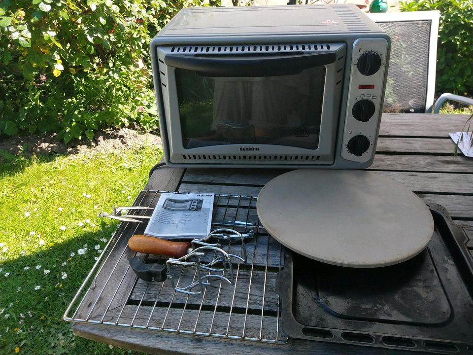 Severin Toasthofen, Minibackofen, Pizzaofen mit Pizzastein in Elsdorf