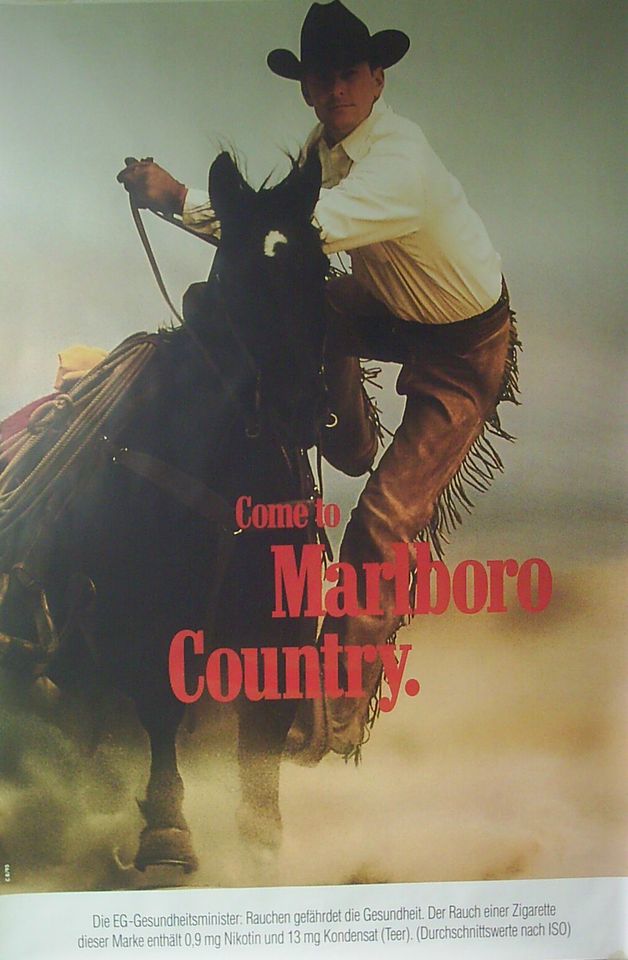 MARLBORO - REVAL - Zigaretten Werbeposter 118cm x 175cm in Neuburg a.d. Donau