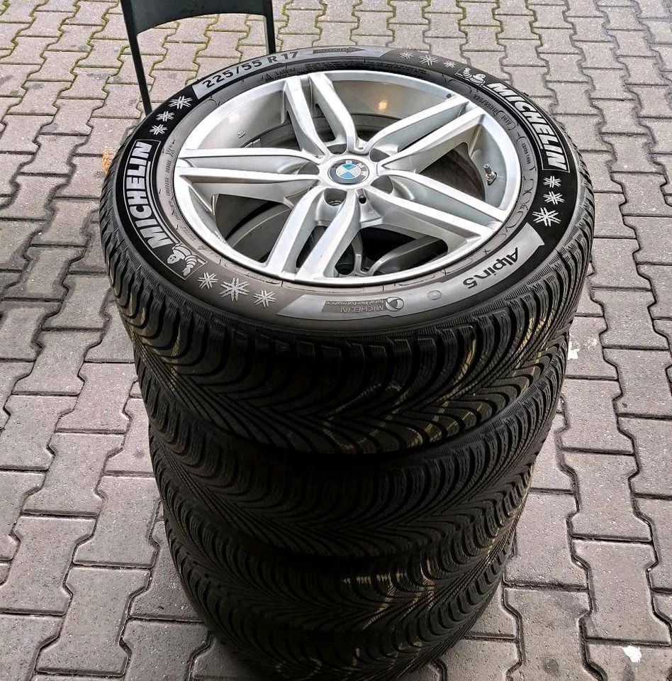 ✓ BMW X1 F48 X2 F39 WINTERREIFEN ALUFELGEN 225/55 R17 WINTERRÄDER in Herten