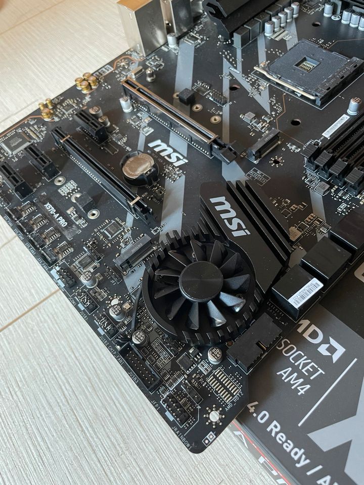 teildefekt MSI X570-A Pro Mainboard für Ryzen AM4 DDR4 in Deidesheim