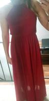 Abendkleid Kleid Cocktailkleid Ballkleid Asos bodenlang rot Sachsen - Ebersbach bei Großenhain Vorschau