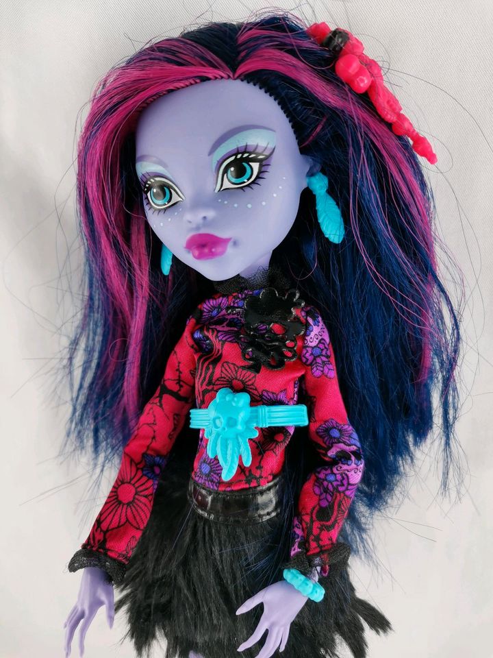 Monster High Puppen Catty Noir & Frankie Stein Basic Lagoona DotD in Oelsnitz / Vogtland