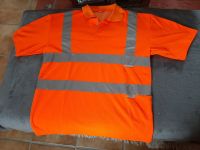 Planam T-Shirt Poloshirt Warnschutz uni orange Größe L Nordrhein-Westfalen - Marl Vorschau