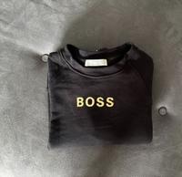 Schwarzer BOSS Pullover mit Goldschrift – Top Zustand! Berlin - Pankow Vorschau
