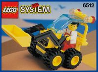 Lego System 6512 Landscape Loader, Mini Bagger, Radlader Hessen - Zwingenberg Vorschau