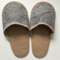 Hausschuhe Gästepantoffel grau/ beige Länge 26,5 cm ~Gr. 38-41 Innenstadt - Köln Altstadt Vorschau