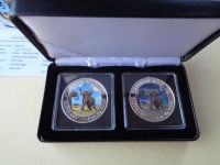 2x 1 Oz Silber Somalia Elefant Day & Night Sachsen-Anhalt - Halle Vorschau