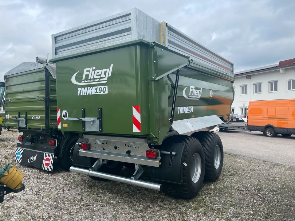 Fliegl TMK 190 FOX Muldenkipper, Kipper Anhänger Traktor in Rennertshofen