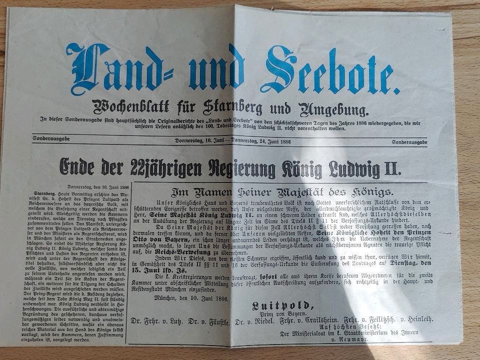 Buch König Ludwig 2. von Bayern in Schäftlarn