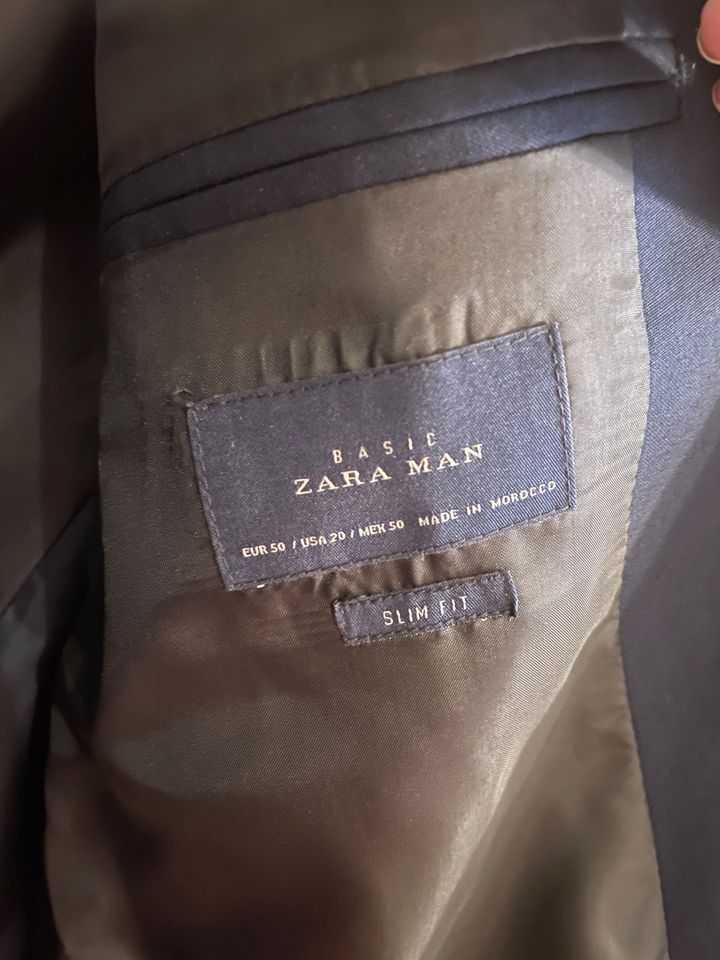 Zara Men Blazer dunkelblau Größe 50 in Erfurt