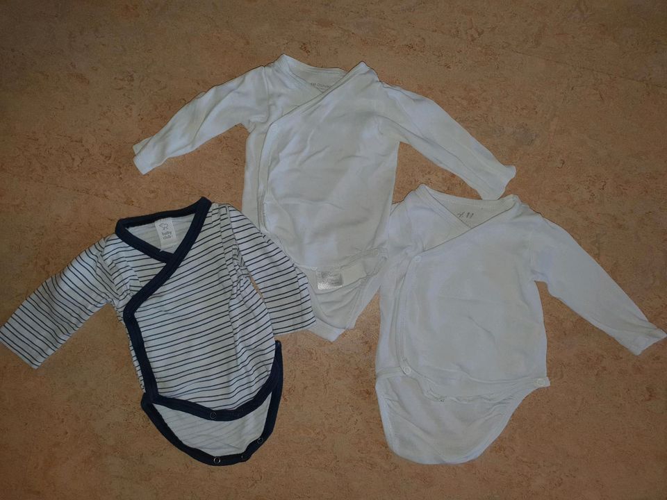 Langarm Bodies, Body, Wickelbody, Set, Paket, Junge, Mädchen 56 in Mengkofen