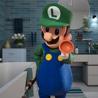 Luigi Maskottchen Kostüm Klempner ist Mario Party Yoshi Berlin - Steglitz Vorschau