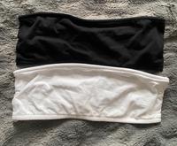 Bandeau-Tops schwarz und weiß Sachsen - Burgstädt Vorschau