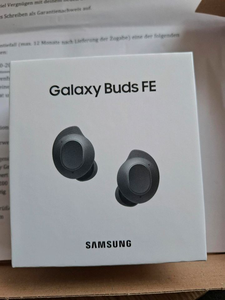 Samsung Galaxy Buds FE Kopfhörer neu in Farbe Graphite in Roth