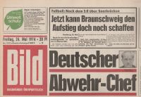 50. Geburtstag - Bild-Zeitung 24. Mai 1974 - UNGELESEN Nordrhein-Westfalen - Hürth Vorschau