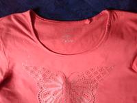 T-SHIRT CANDA ❣️ LACHSFARBEN MIT SCHMETTERLING ❣️ GR.XXL = 50/52 Nordrhein-Westfalen - Willebadessen Vorschau