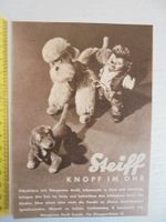 STEIFF Knopf im Ohr Mecki  - Werbung Reklame Anzeige HÖRZU 1956 Baden-Württemberg - Leonberg Vorschau