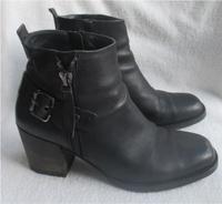 PAUL GREEN GR 40 2/3 40,5 BOOTS STIEFEL LEDER SCHWARZ WIE NEU Saarland - Lebach Vorschau