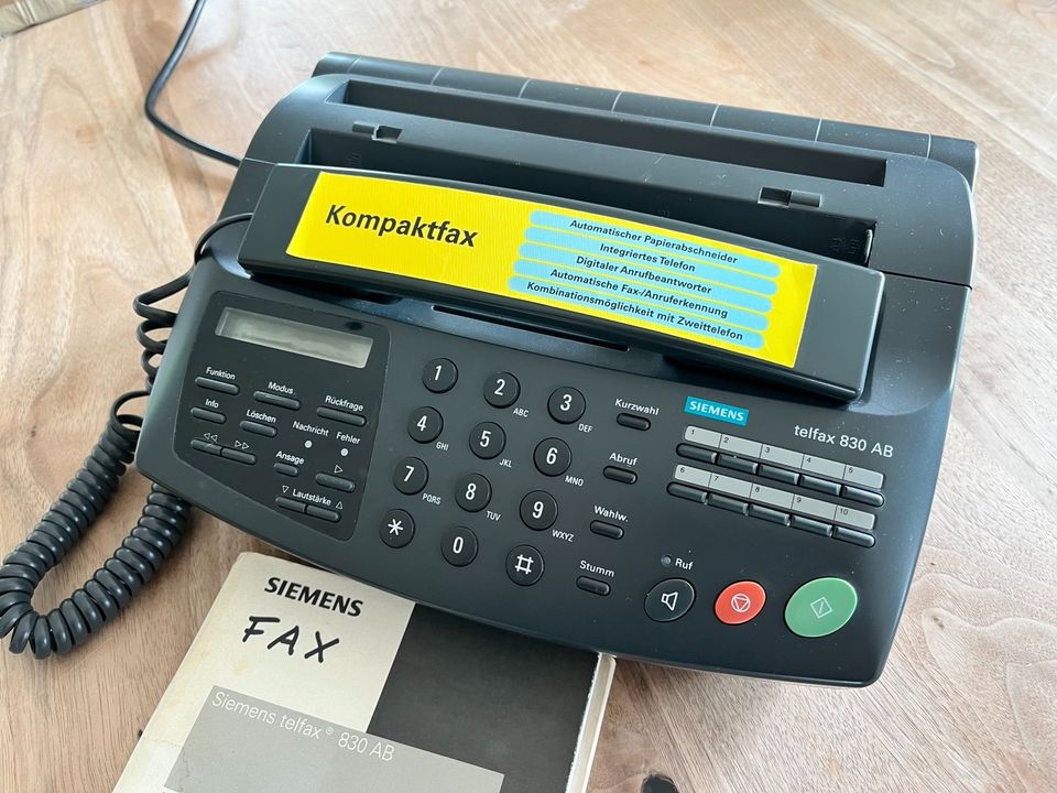 Fax mit AB Siemens 830AB in Kirkel