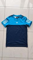 T-Shirt Funktionsshirt Tennisshirt Adidas Climalite 140 blau München - Trudering-Riem Vorschau