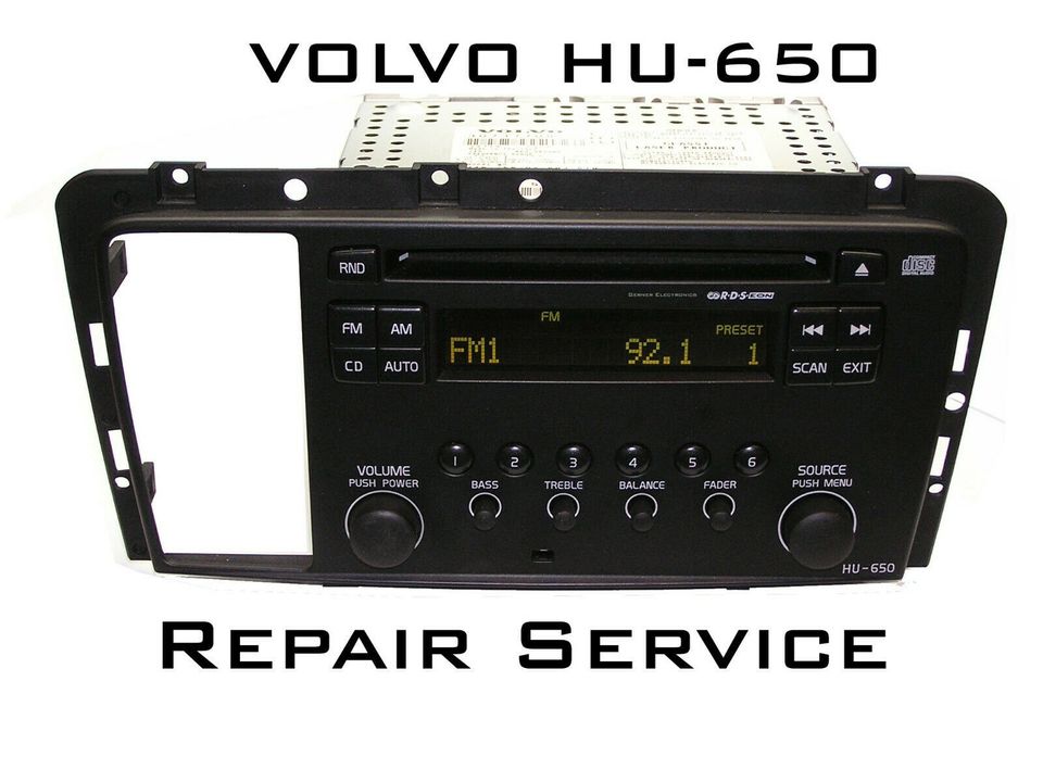 Reparatur Volvo HU650 u. HU850 - Tonfehler in Metten
