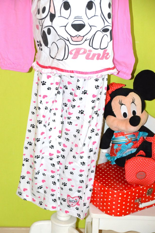 BHS at Disney Pyjama 101 Dalmatiner Schlafanzug Schlafi 128 in Weinheim