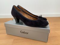 Gabor Pumps Größe 7 (40,5) blau samtchevreau Absatzschuhe Nordrhein-Westfalen - Borken Vorschau