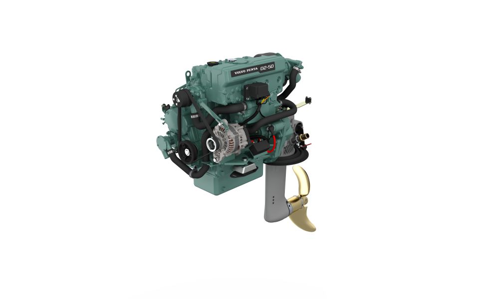 VOLVO PENTA BOOTSMOTOR D2-50F MIT SAILDRIVE  / -10% RABATT in Bremerhaven