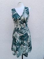 H&M Kleid creme mit grünen Blättern Gr.S Bayern - Forchheim Vorschau