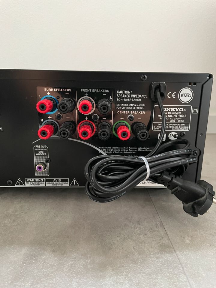 Onkyo HT-R518 Heimkinoanlage 5.1 in Oberthulba