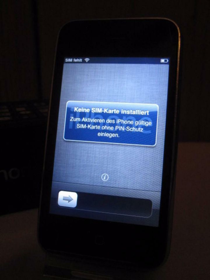 Apple iPhone 3GS 3 GS 8GB schwarz in Thuine